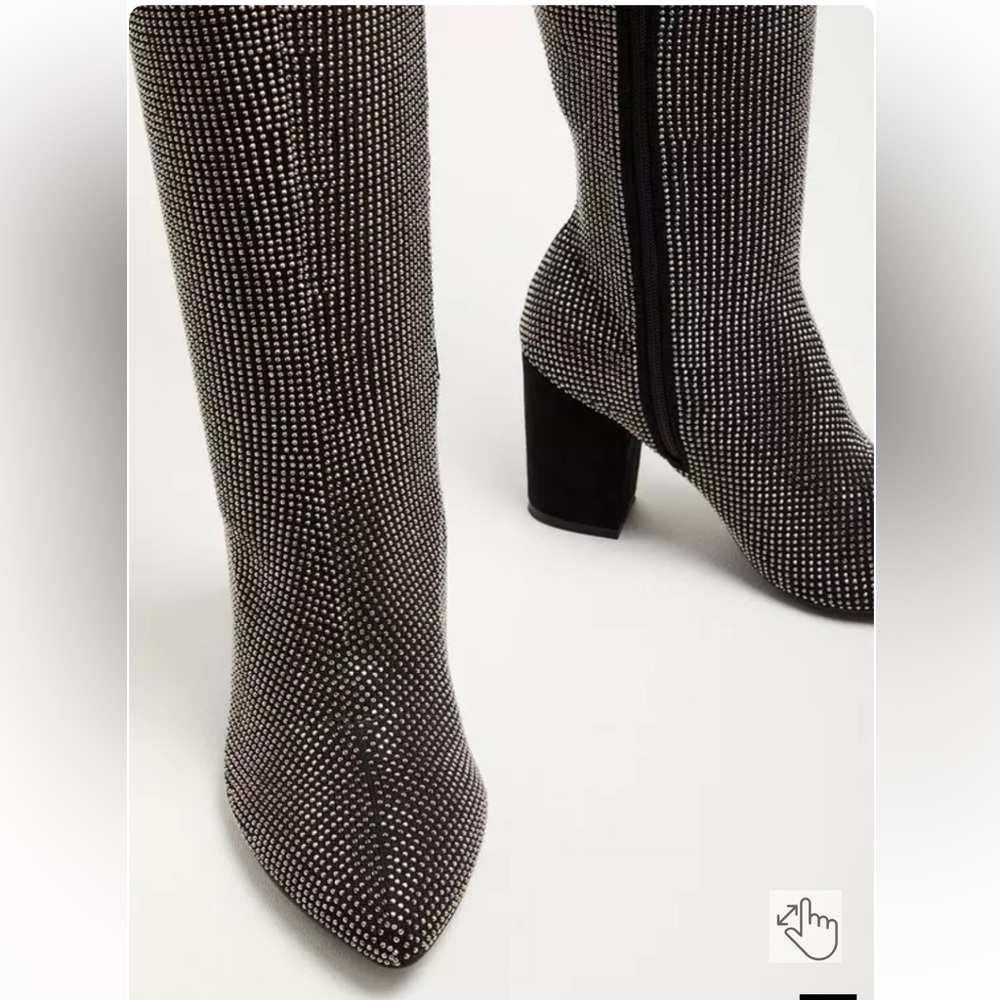 Studded Stretch Over the Knee Boot - Picture 4 of 7
